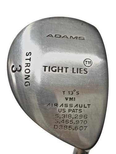 Adams Tight Lies VMI Strong 3 Wood 13* Men's RH SuperShaft Regular Graphite 42.5