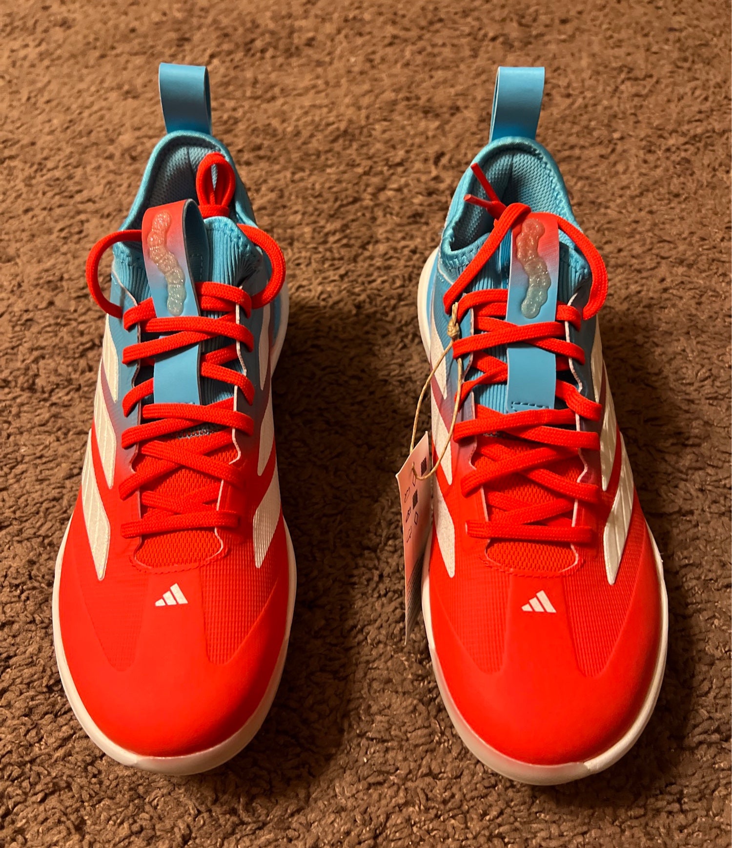 Adidas Adizero Impact TPU Candy Red/Blue Baseball Cleats Size Men\'s 13.5 JR7826 Adidas Adizero Impact TPU Candy Pack Baseball Cleats JR7826  main image 4