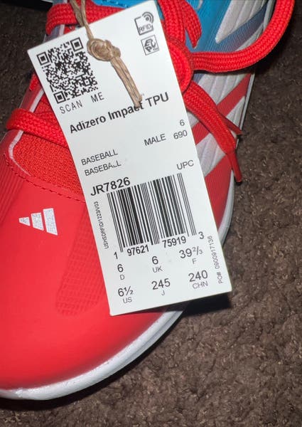 Adidas Adizero Impact TPU Candy Pack Baseball Cleats JR7826  display picture 3