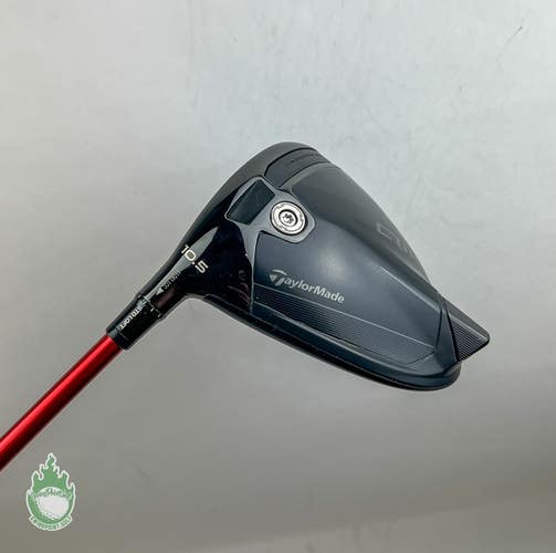 LH TaylorMade Qi10 Blackout Driver 10.5* Ventus Red Stiff Graphite Golf Club