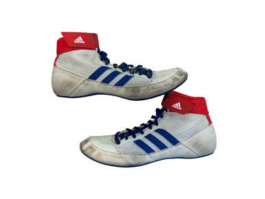 Used Adidas Wrestling Shoes White Senior 7.5 11873-S000234084