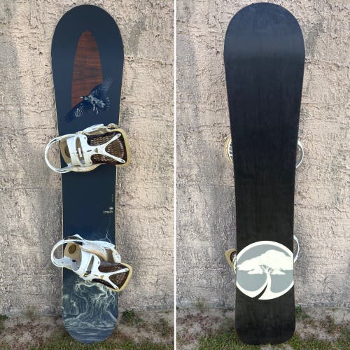 153cm Arbor Formula Snowboard With Burton Triad Bindings (Used)