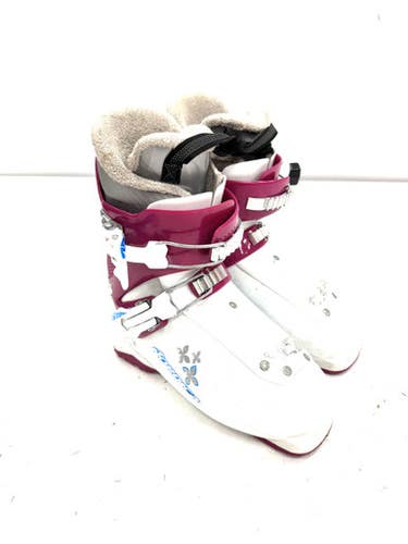 Used Nordica LITTLE BELLE Girls DH Ski Boot White 235 MP - J05.5 - W06.5 11860-S000308347