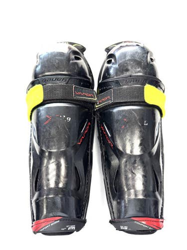 Used Bauer VAPOR X2.9 Junior Shin Guards Black 11" 11860-S000308334