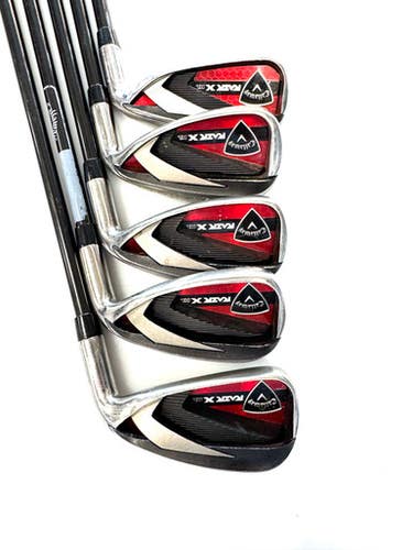 Used Callaway RAZR X HL Mens Iron Set RH 6I-PW 11860-S000308307