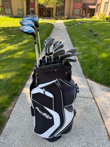 Tour Edge Hot Launch Complete Set Regular Flex Graphite Shaft Right Handed