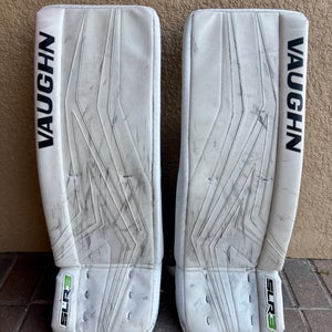 Vaughn SLR3 Goalie Leg Pads 28+2” (Used for 1 season)