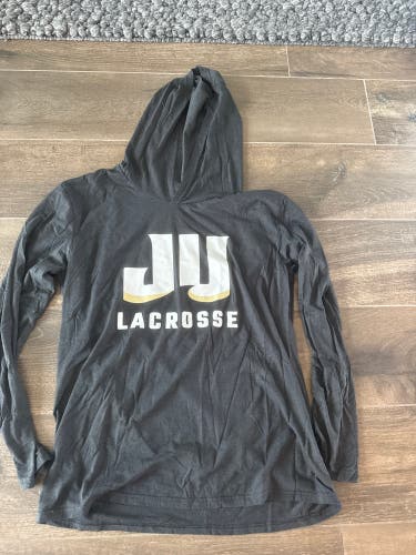 Jacksonville Lacrosse lightweight Hoodie Gray Adult Unisex Large Sweatshirt (Used)