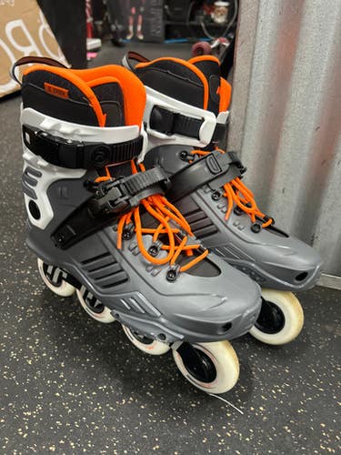 Used Roller Hockey Skates Grey Senior 10.5 11337-S000485420