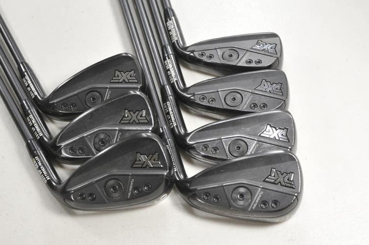 PXG Gen6 0311 XP Double Black 5-W,GW Iron Set Regular Flex MMT Graphite # 210128