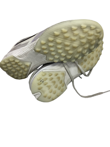 Used Adidas F50 Soccer Indoor Shoes White Junior 04 11613-S000181476