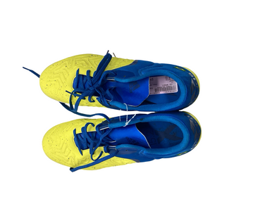 Used Adidas BRASIL Soccer Indoor Shoes Yellow Senior 13 11613-S000181412