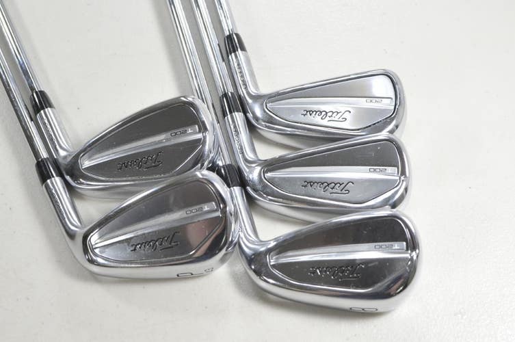 Titleist T200 2023 6-PW Iron Set Stiff Flex Right NS Pro 880 AMC Steel  # 217381