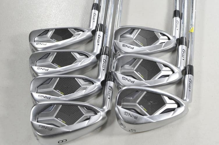 LEFT HANDED Ping G430 5-W, 45* Iron Set Stiff Flex AWT 2.0 Steel  # 217051