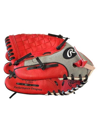 Used Rawlings PL10SS BB/SB Glove LH Throw Cardinal 10" 11862-S000094168