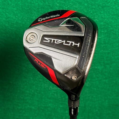 TaylorMade Stealth Plus+ 15 Fairway Wood 3 Fujikura Ventus 5-S Stiff w/ HC