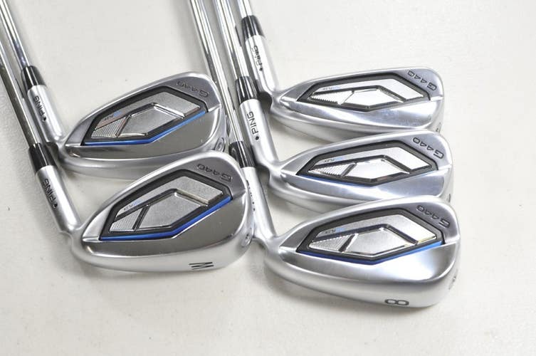 Ping G440 6-W Iron Set Stiff Flex Black Dot Right AWT 3.0 Steel  # 217077
