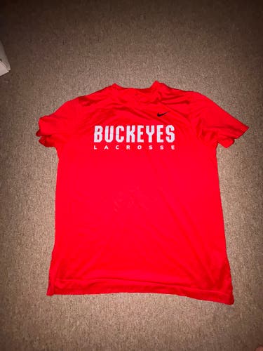 Team Issued Nike Ohio State Lacrosse Shirt