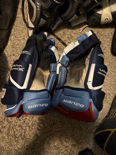 Bauer Vapor X850 Pro Gloves 14" Pro Stock (Used)