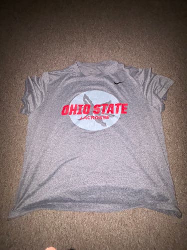 Team Issued Nike Ohio State Lacrosse Shirt
