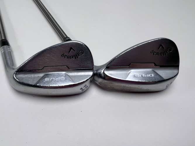 Callaway Opus Brushed Chrome Wedge Set 54* 12 | 60* 10 SteelFiber i95 Stiff RH