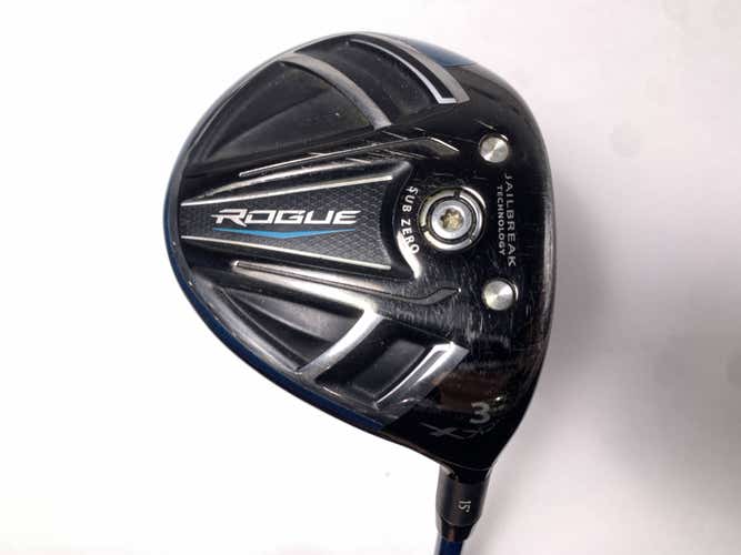 Callaway Rogue Sub Zero 3 Fairway Wood 15* Project X Even Flow 6.0 75g Stiff RH