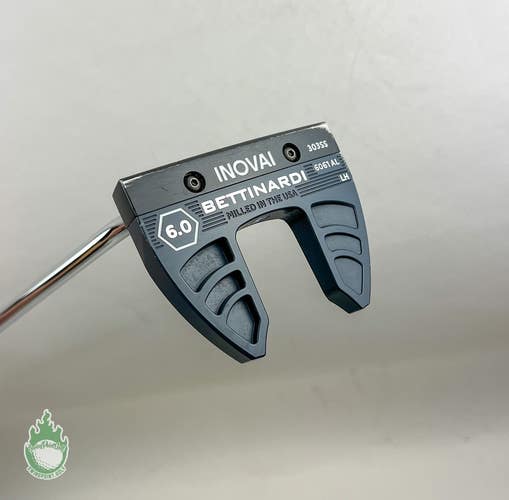 Used LH Bettinardi INOVAI 6.0 303SS 6061 AL 35" Milled Putter Steel Golf Club