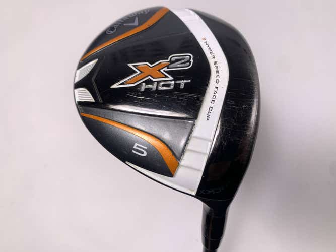 Callaway X2 Hot 5 Fairway Wood 18* Aldila Tour ATX 55g Senior Graphite Mens RH