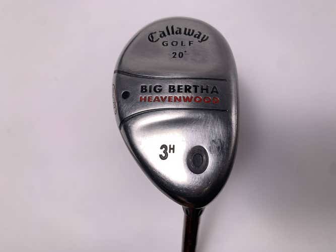 Callaway Big Bertha Heavenwood 3 Hybrid 20* RCH 75w Regular Graphite Mens RH