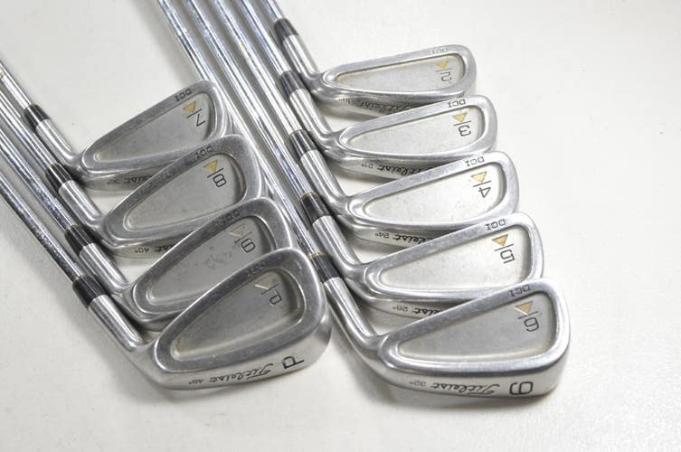Titleist DCI Gold 2-PW Iron Set Stiff Flex Right MS-209 Steel  # 216174