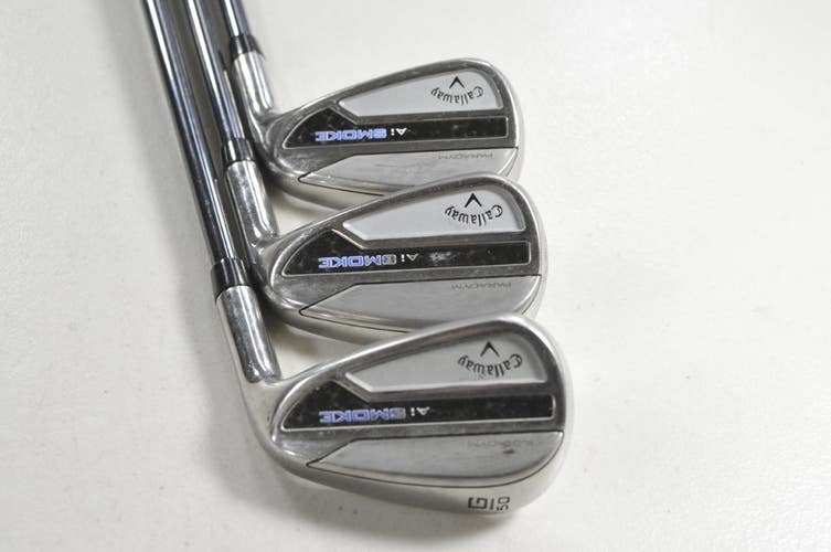 Callaway Paradym Ai Smoke PW, AW, GW Wedge Set Senior Flex RH Graphite # 217065