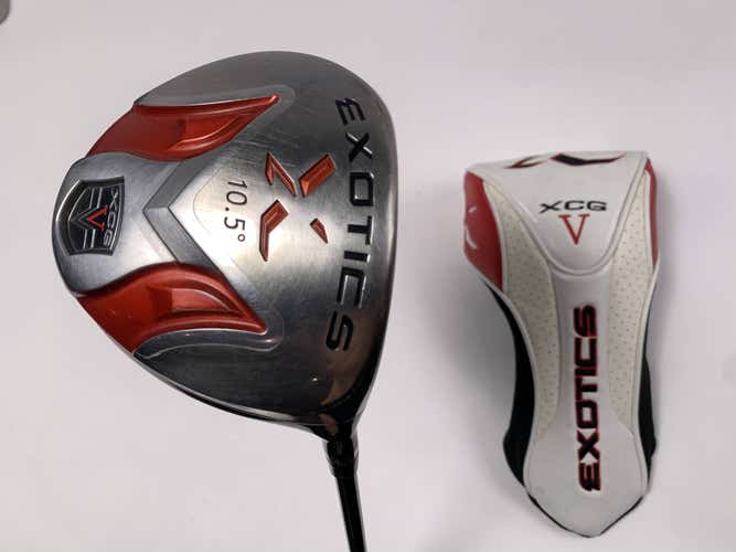 Tour Edge Exotics XCG-V Driver 10.5* Tour AD Exotics 66g Regular RH HC