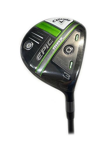 Callaway Epic Max 15* 3 Fairway Wood Graphite Project X Cypher Forty 5.0 Senior