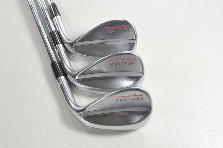 Kirkland Signature Milled Gap 52*, Sand 56*, Lob 60* Wedge Set RH Steel # 217279