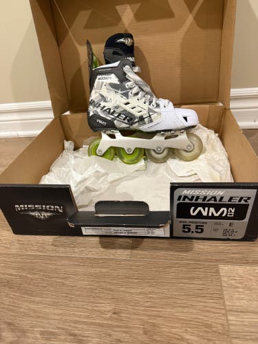 Mission Inhaler WM02 Inline Skates Wide Width Size 5.5 (New)