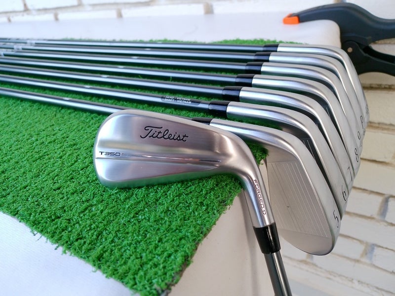 Titleist Forged T350 (4i-PW, GW) Iron Set w/ MMT 65g Regular Flex Shafts