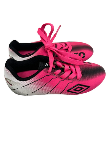 Used Umbro ARTURO Soccer Cleats Pink Youth 09.0 11692-S000150112