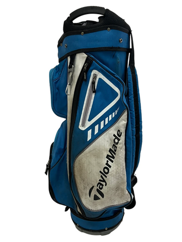 Used Taylormade 14 WAY Mens Cart Bag Royal Blue 11692-S000150207