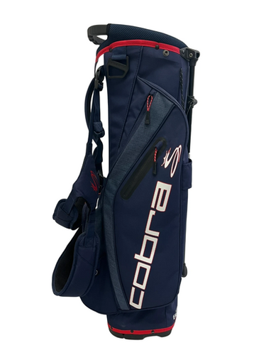 Used Cobra R/W/B STAND BAG Mens Stand Bag Navy Blue And Red 11692-S000150258