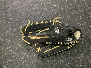 Used Louisville Slugger GENED 1400 BB/SB Glove RH Throw Black 14" 10743-S000480589