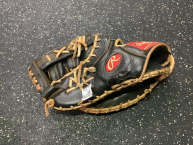 Used Rawlings GG3130SPBFB BB/SB First Base LH Throw Black 13" 10743-S000483800