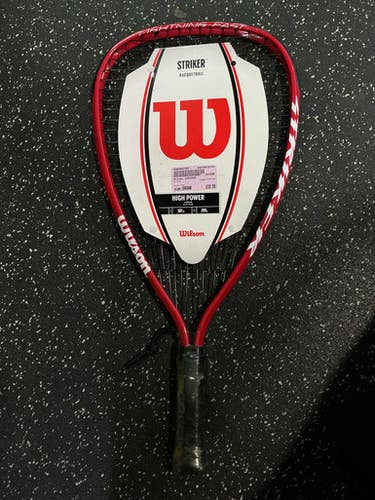 Used Wilson STRIKER Adult Racquetball Racquet Red Unknown 10743-S000463767