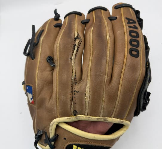 Wilson A1000 RH Baseball Glove 11.75" - Brown