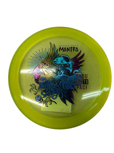 Used Thought Space Athletics MANTRA ETHOS Disc Golf Driver Yellow 170g 11835-S000207922