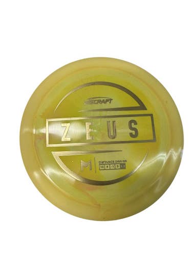 Used Discraft ZEUS Disc Golf Driver Yellow 169g 11835-S000207814