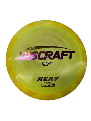 Used Discraft HEAT ESP Disc Golf Driver Yellow 172g 11835-S000207805