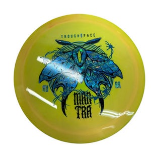 Used Thought Space Athletics AURA MANTRA Disc Golf Driver Yellow 169g 11835-S000207931