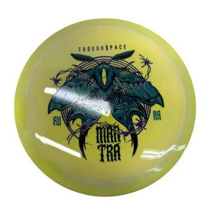 Used Thought Space Athletics AURA MANTRA Disc Golf Driver Yellow 169g 11835-S000207929