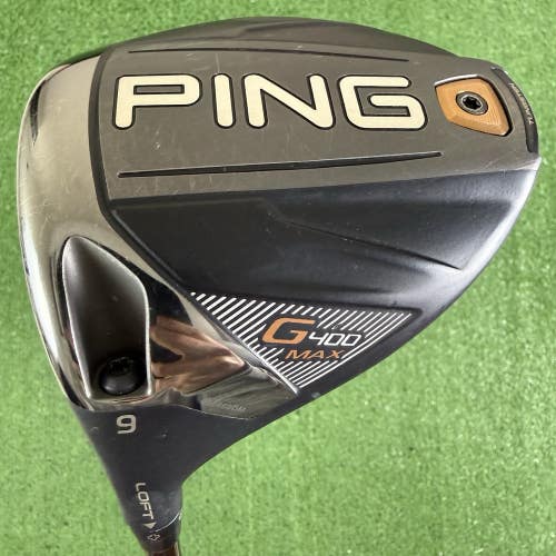 Ping G400 Max Driver 9 Degree Alta CB Stiff Flex 55g Left Handed 45.5