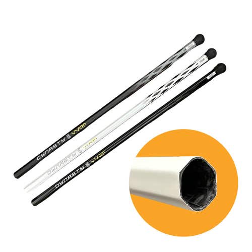 Brine Dynasty Warp Women's Carbon Lacrosse Shaft - Handle NEW 2 shafts 1 white 1 black